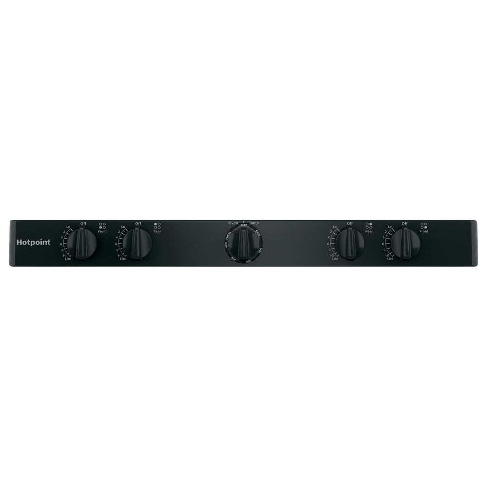 Hotpoint 30" Free-Standing Gas Range in Black, , large