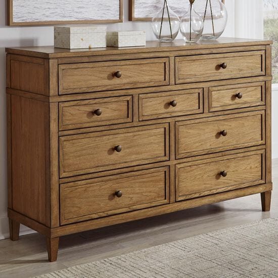 Ashley Sharlance 9-Drawer Dresser in Brown