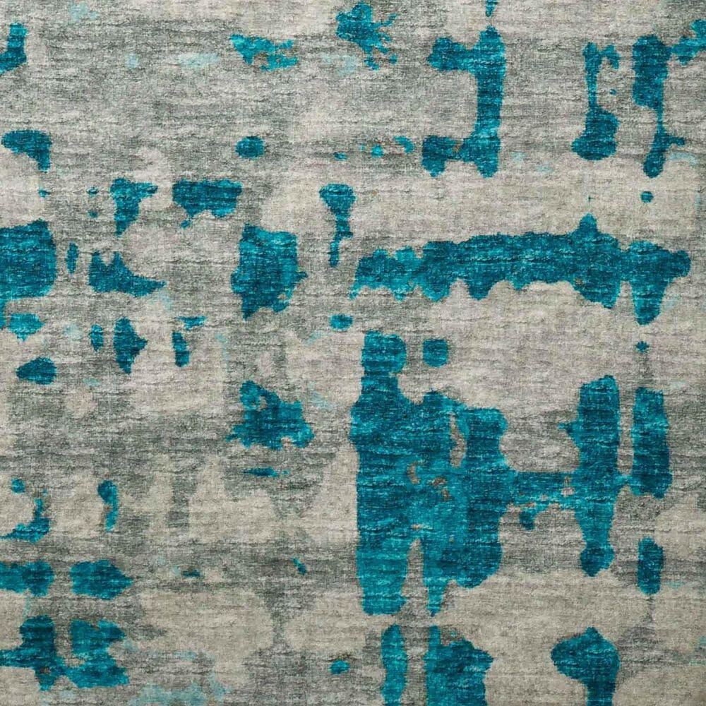 Dalyn Rug Company Brisbane Abstract 3&#39; x 5&#39; Teal Area Rug, , large