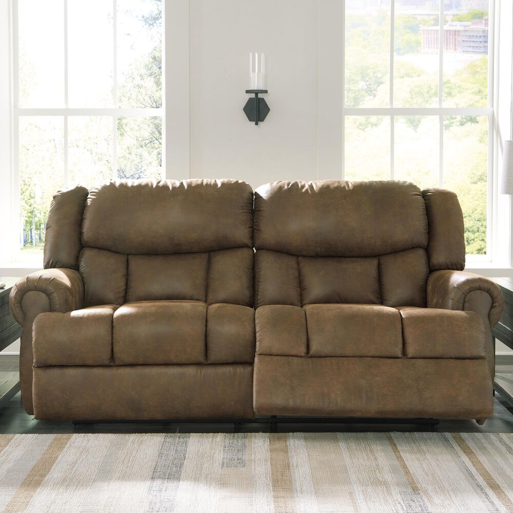 Ashley Boothbay Manual Reclining Sofa in Auburn, , large