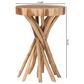 Baxton Studio Liberte End Table in Natural Teak, , large