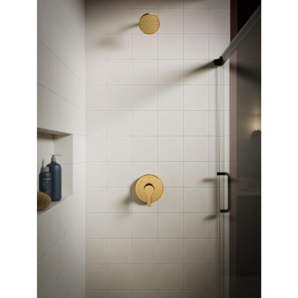 Kohler Elate Rite-Temp Shower Trim Kit in Vibrant Brushed Moderne Brass, , large