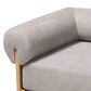 Baxton Studio Bertille Left-Arm Chaise Lounge with Oak Base in Grey, , large