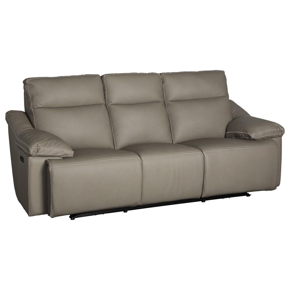 Superb Leather Leather Power Reclining Sofa in Oslo Dust, , large