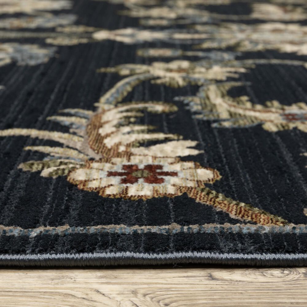Oriental Weavers Capella Blue and Multicolor 3&#39;3&quot; x 5&#39; Area Rug, , large
