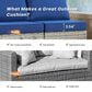 HOMLUX 7-Piece Patio Conversation Set in Navy Blue, , large