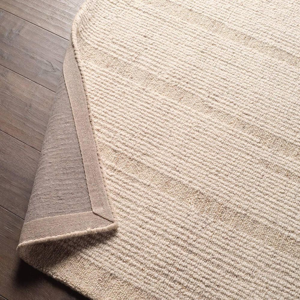Jaipur Finnigan Edher White, Tan and Taupe 5' x 8' Area Rug, , large