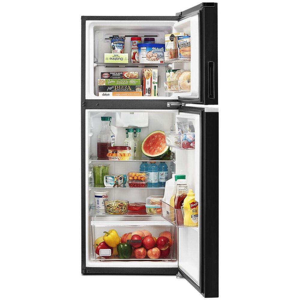 Whirlpool 11.6 Cu. Ft. Top Freezer Refrigerator in Black, , large