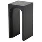 Maple and Jade Cutout Arch End Table in Black, , large