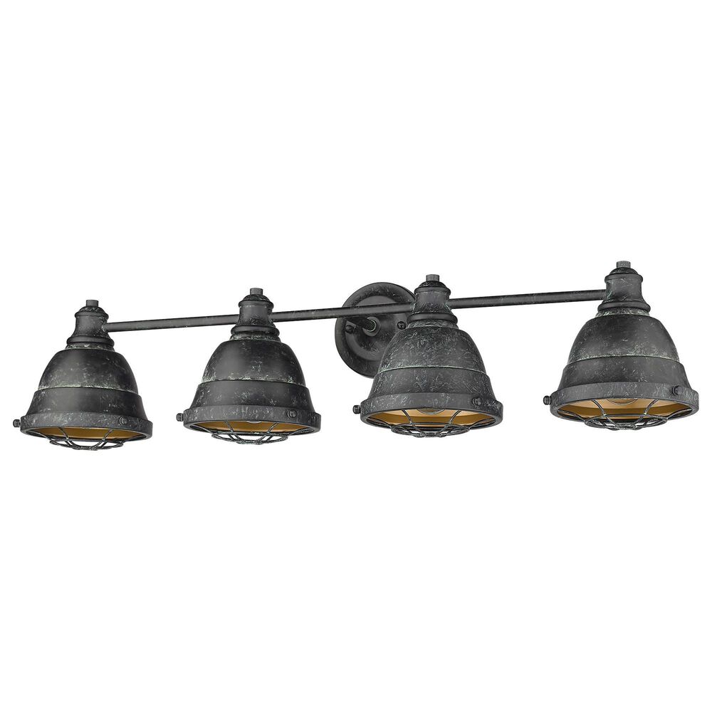 Golden Lighting Bartlett 4-Light Bath Vanity in Black Patina, , large