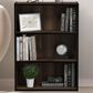 HOMLUX 3-Tier Open Shelf Bookcase in Columbia Walnut, , large