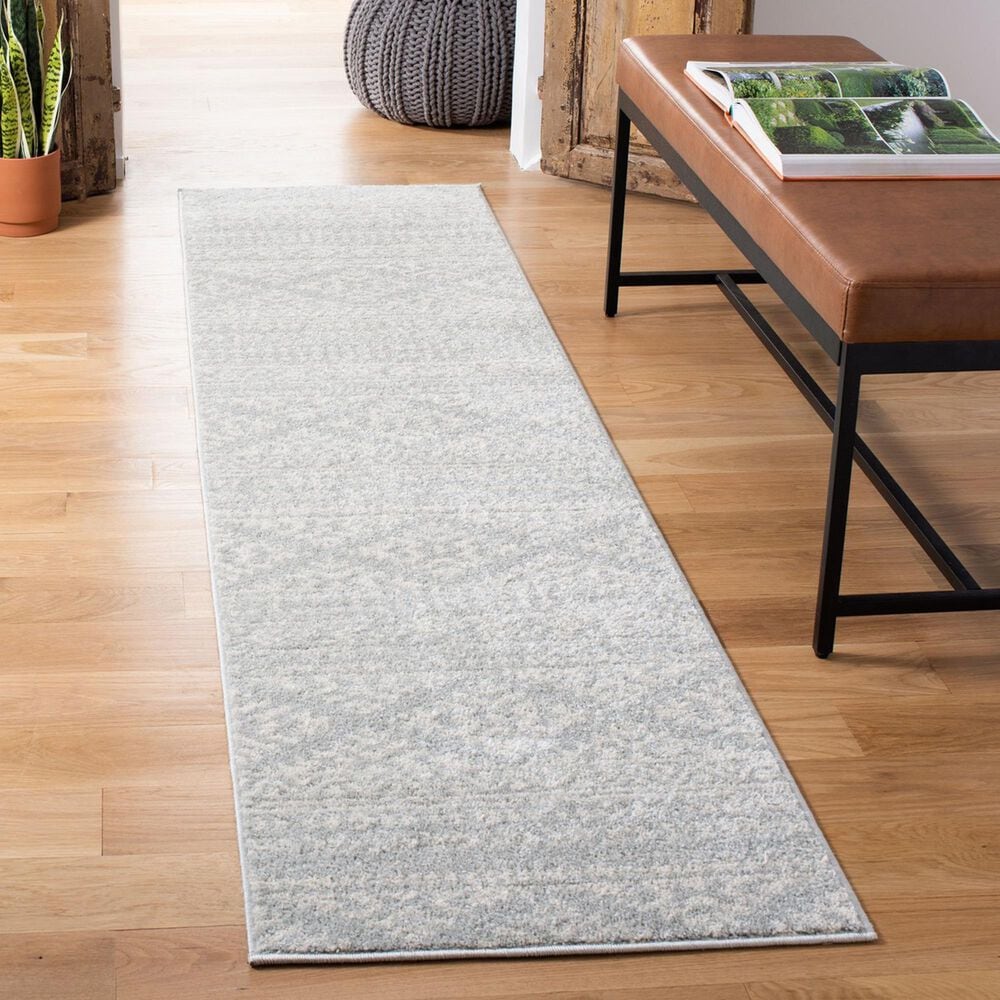 Safavieh Tulum 2&#39; x 8&#39; Grey and Ivory Runner, , large