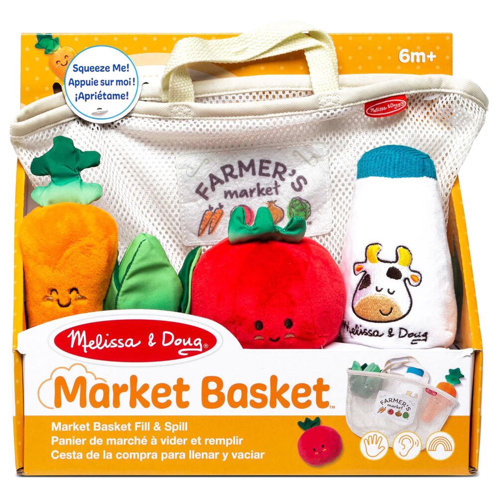 Melissa & Doug Market Basket Fill and Spill Shop NFM