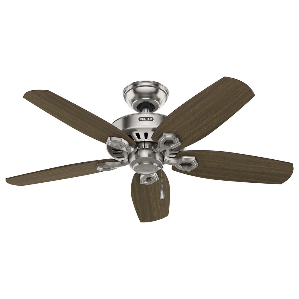 Hunter Builder 42&quot; Ceiling Fan with 2 Lights in Brushed Nickel, , large