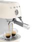 SMEG Espresso Manual Coffee Machine with Grinder in Cream, , large