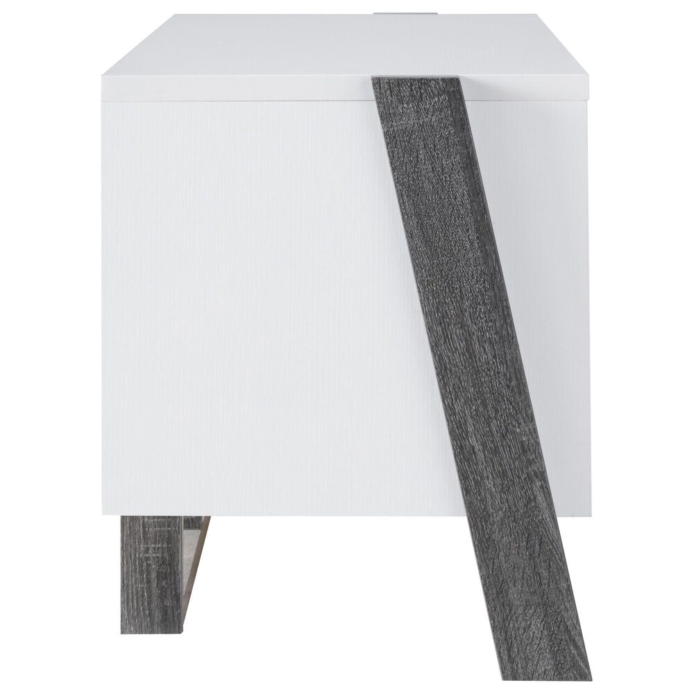 Furniture of America Friedman 2-Piece Entertainment Center in White and Gray, , large