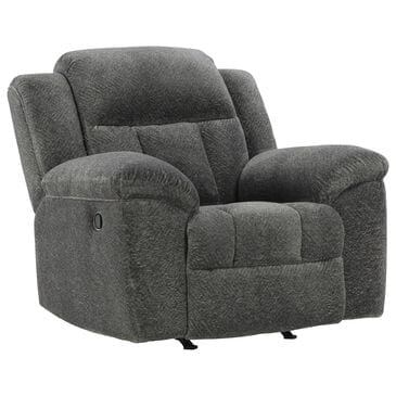 Ashley Frohn Manual Rocker Recliner in Graphite, , large