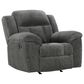 Ashley Frohn Manual Rocker Recliner in Graphite, , large