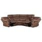 Steve Silver Rudger 3-Piece Manual Reclining Sectional in Chestnut, , large