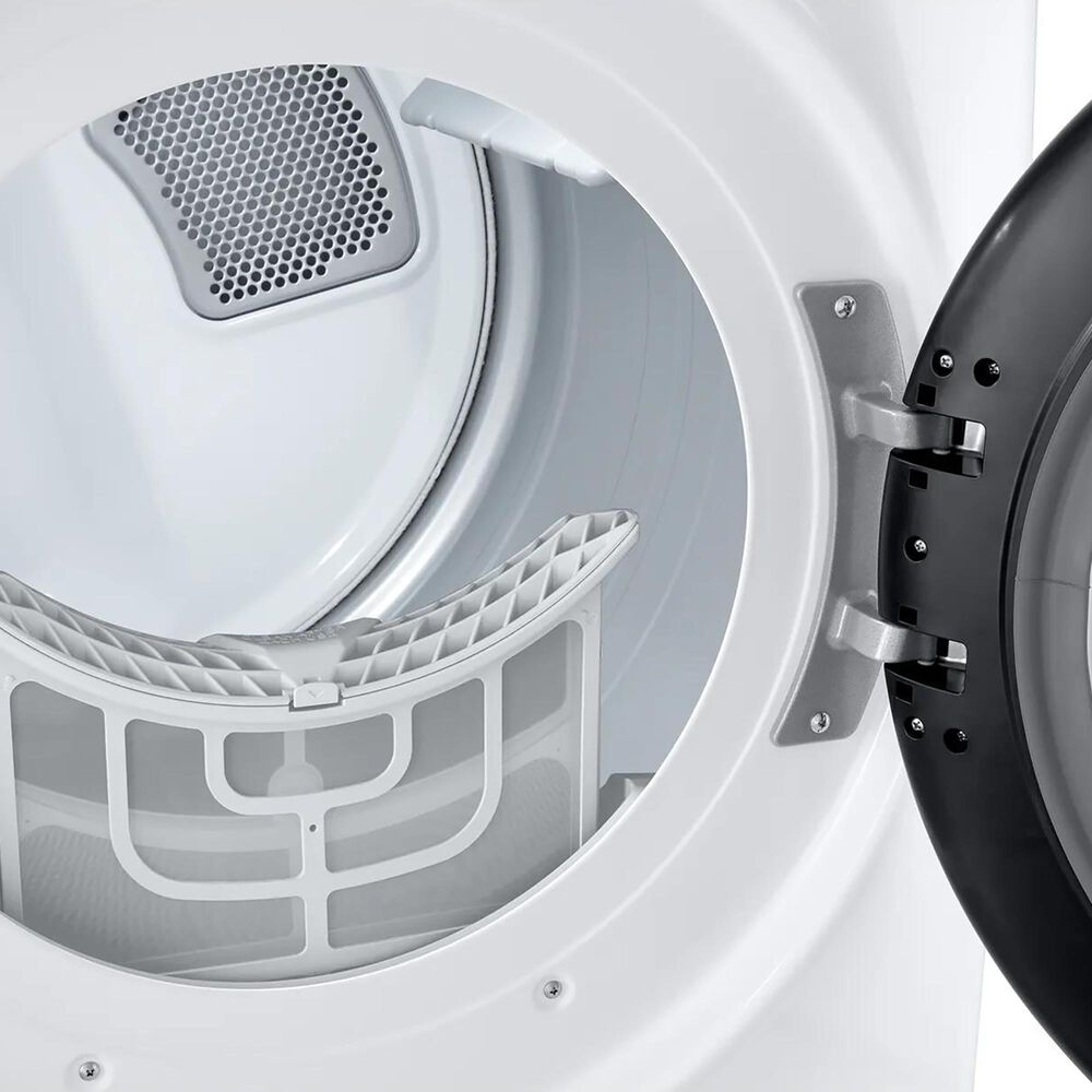 LG 7.4 Cu. Ft. Ultra Large Capacity Smart Front Load Electric Dryer in White, , large