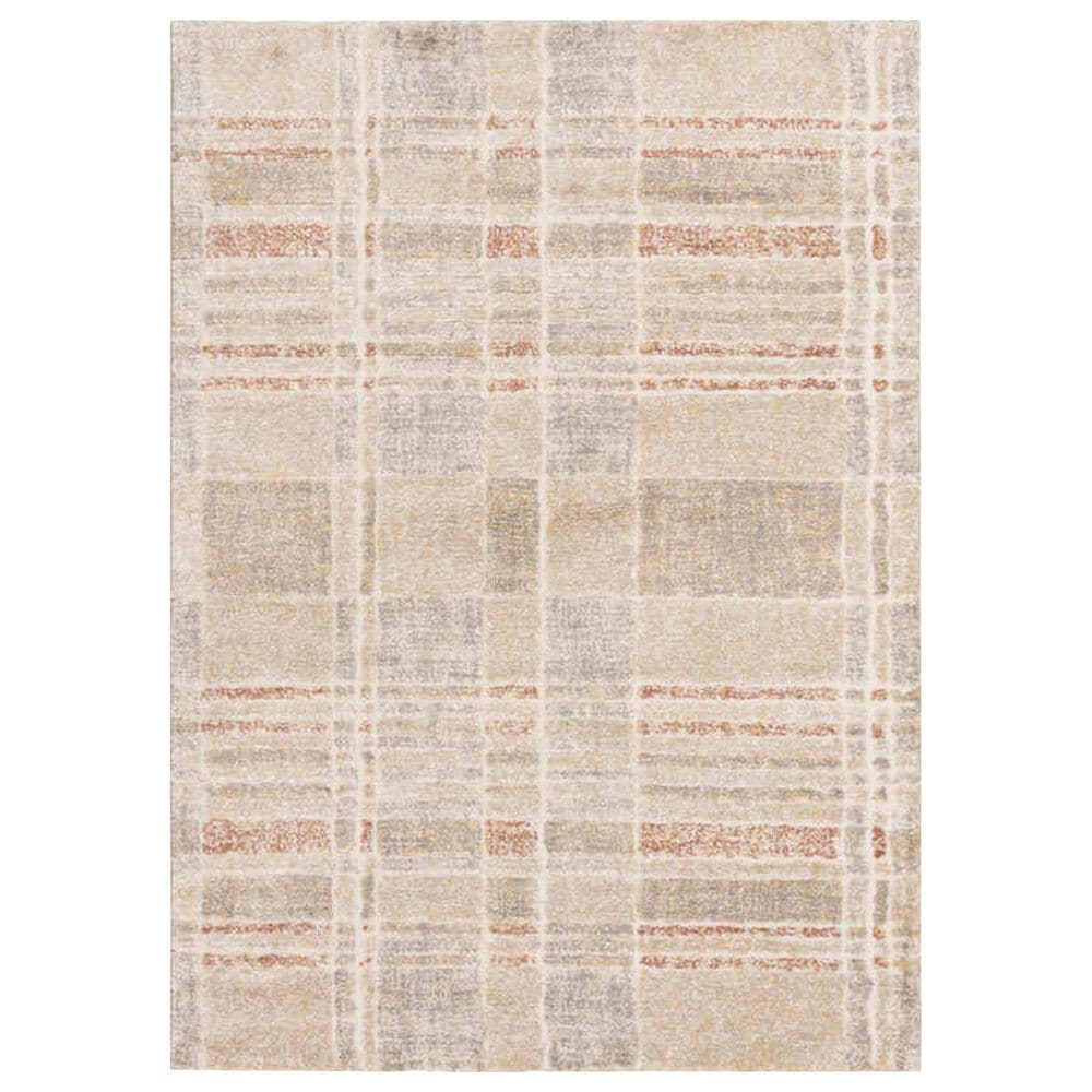 Central Oriental Trisha Yearwood Somerville 7"10" x 9"10" Oatmeal and Clay Area Rug, , large