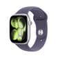 Apple Watch Series 11 (GPS) 46mm Silver Aluminum Case with Purple Fog Sport Band - M/L - Silver - (2025), , large