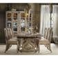 Hooker Furniture Chatelet Rectangle Trestle Dining Table in Vintage White - Table Only, , large