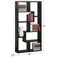 Living Essentials 8 Shelves Display Cabinet in Black, , large