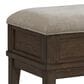 Hawthorne Furniture Preston 52" Storage Bench in Weathered Vintage Oak, , large