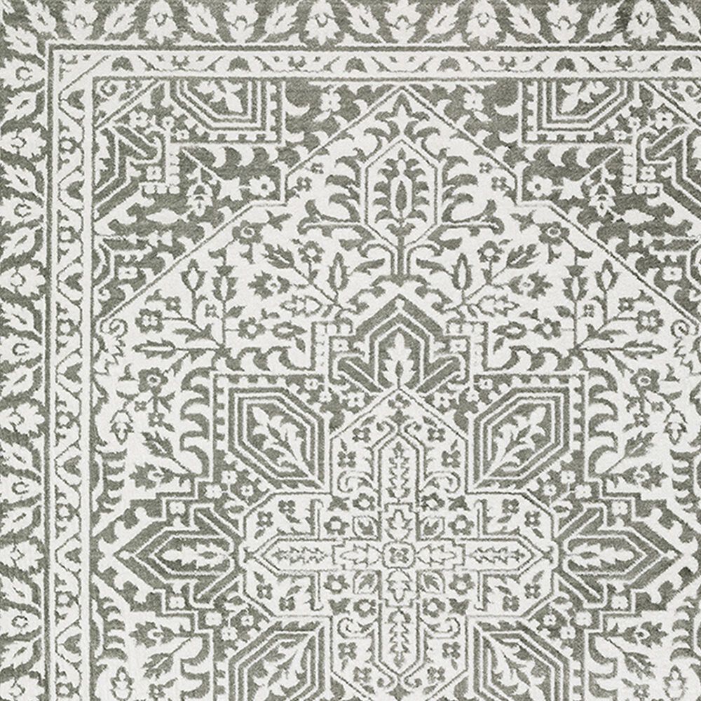 Oriental Weavers Montecito Medallion 2&#39;3&quot; x 7&#39;6&quot; Gray Runner, , large