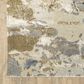 ROW by Oriental Weavers Gemma Olive and Blue 6"7" x 9" Area Rug, , large