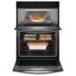 Whirlpool 2-Piece Kitchen Package with 6.4 Cu. Ft. Combination Wall Oven and Electric Cooktop in Fingerprint Resistant Stainless Steel and Black, , large