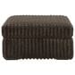 Ashley Midnight-Madness Oversized Accent Ottoman in Chocolate, , large