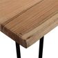 Waltham Nature"s Edge Sofa Table and Three Stools in Natural, , large