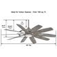 Minka-Aire Barn 65" Ceiling Fan with LED Light in Burnished Nickel, , large