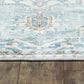 Momeni Afshar 2" x 3" Light Blue Area Rug, , large