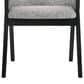 Blue River Arcadia and Renzo 5-Piece 48" Dining Set with Gray Cushion in Black, , large