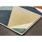Oriental Weavers Carson 9659B 5"3" x 7"3" Blue Area Rug, , large