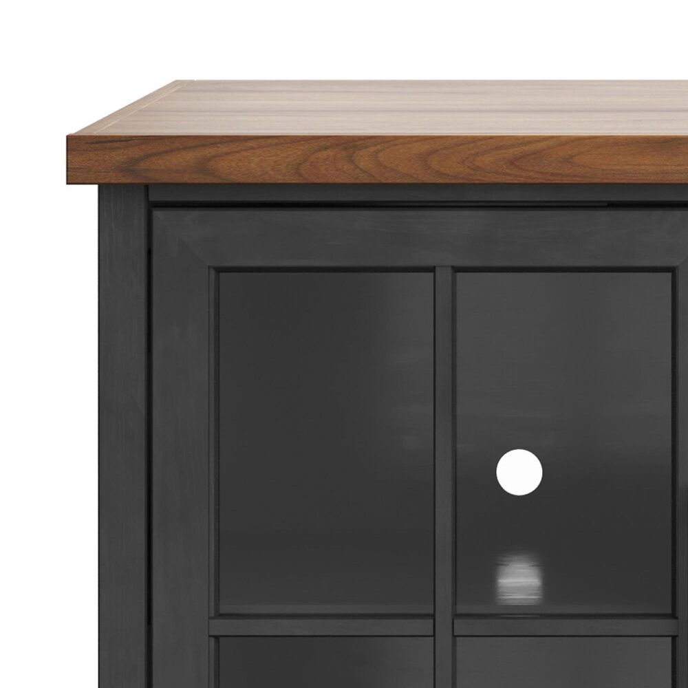 Endress International Essex 89&quot; Super TV Console in Brown and Black, , large