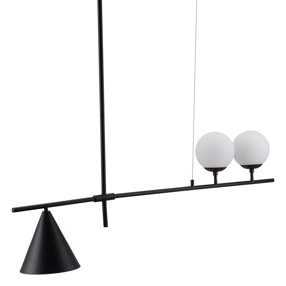 Zuo Modern Richiza Ceiling Lamp in Black, , large