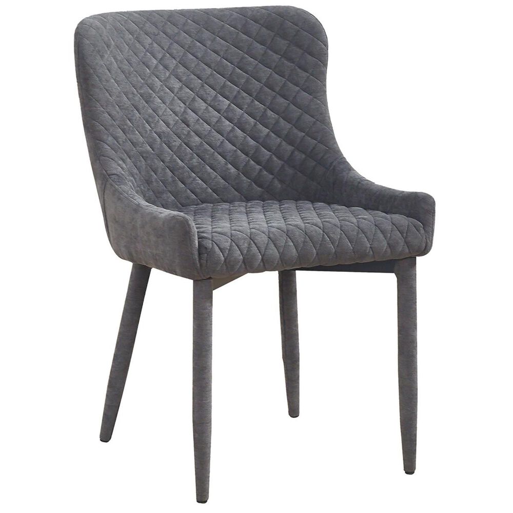 Tov Furniture Draco Velvet Chair in Grey, , large