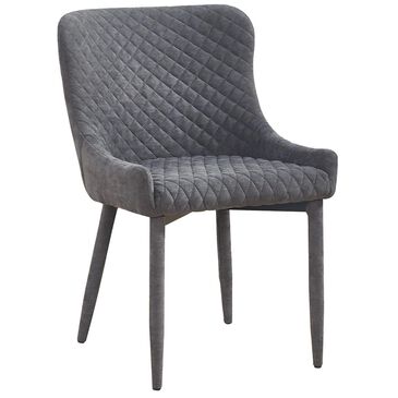 Tov Furniture Draco Velvet Chair in Grey, , large
