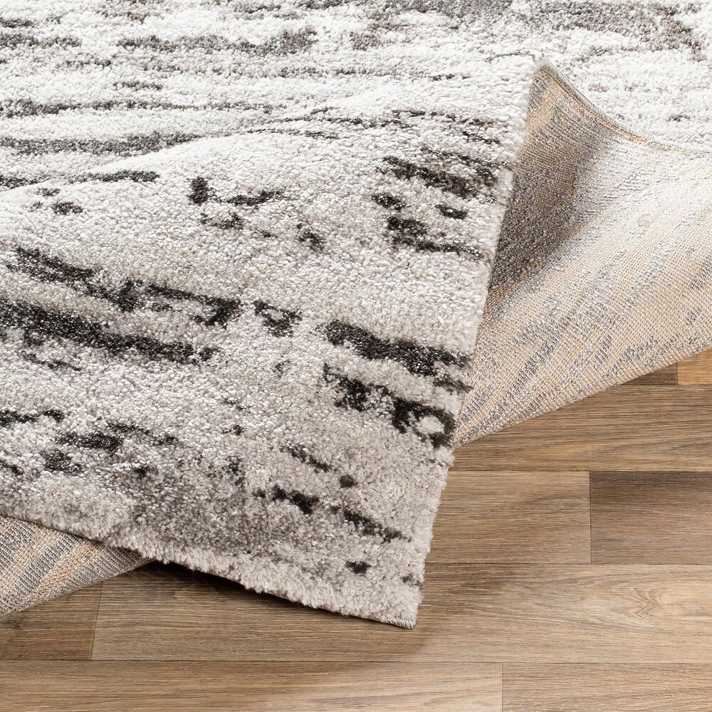 Surya Venice VNE-2301 2&#39; x 3&#39; Charcoal, Gray and Ivory Area Rug, , large