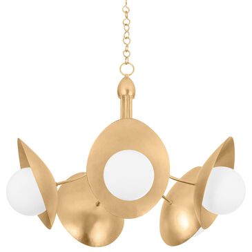 Troy Lighting Olson 5-Light Chandelier in Vintage Gold Leaf, , large