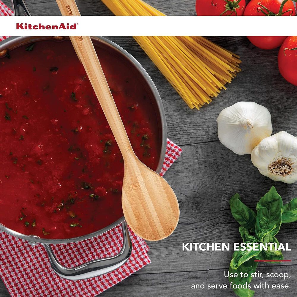 KitchenAid Basting Spoon in Bamboo, , large