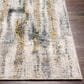 Surya Cardiff CDF-2306 Medium Gray, Light Blue, Mustard and Dark Blue 2"7" x 7"3" Runner, , large