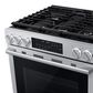 Samsung Bespoke 6.0 Cu. Ft. Smart Slide-In Gas Range with Illuminated Precision Knobs in Stainless Steel, , large