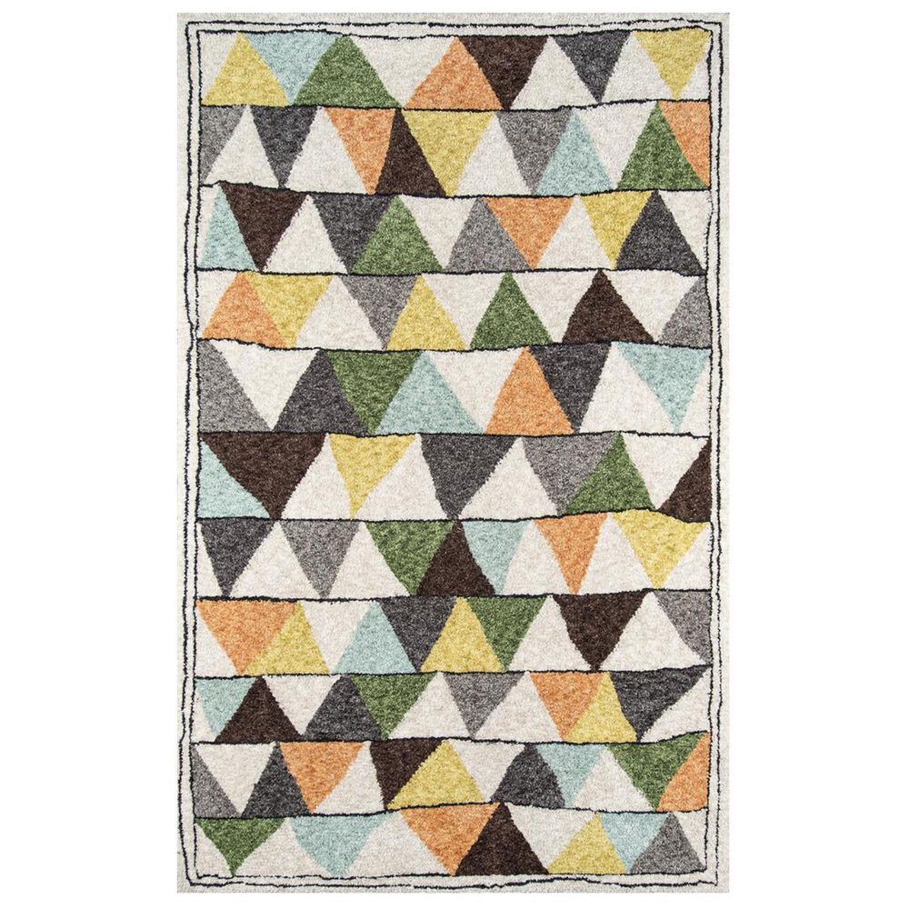Novogratz Bungalow BUN-1 9" x 12" Multicolor Area Rug, , large