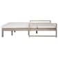 HOMLUX Patio 2-Person Lounge Chair with Grey Frame in Beige, , large