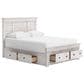 Ashley Makidern 4 Piece Queen Storage Bedroom Set with Six Drawers in Whitewash, , large